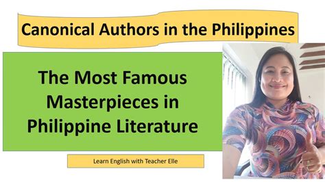 Philippine Canonical Authors with Their Masterpieces.